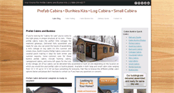 Desktop Screenshot of cabinsandbunkies.com